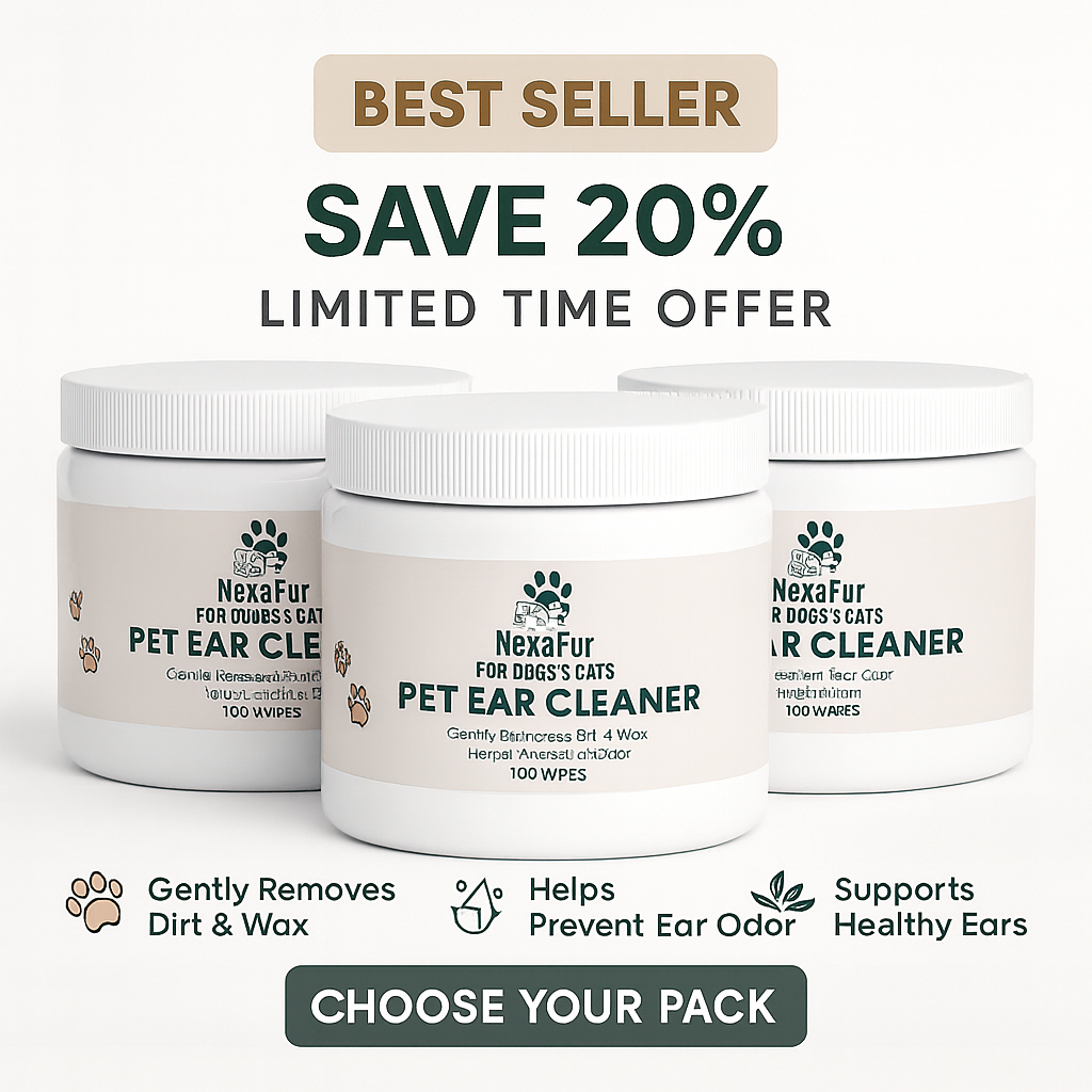 Pet Ear Cleaner Wipes